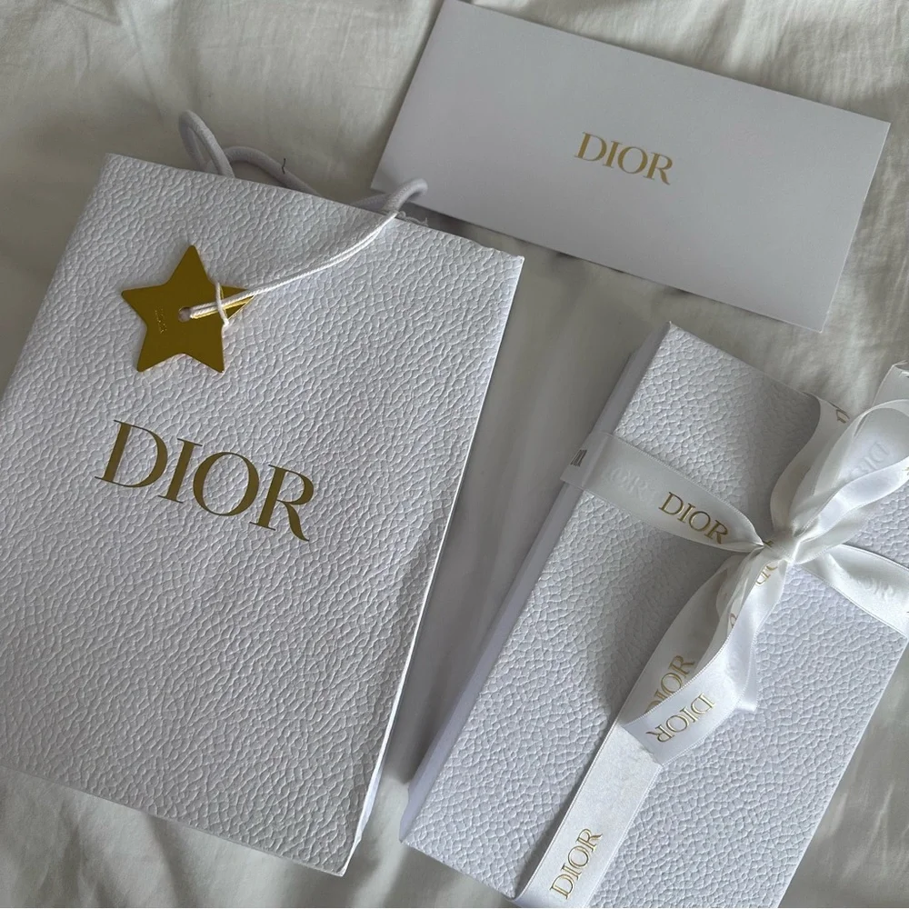 NEW unused Lady Dior Voyageur Wallet Céleste Blue Cannage Calf Leather